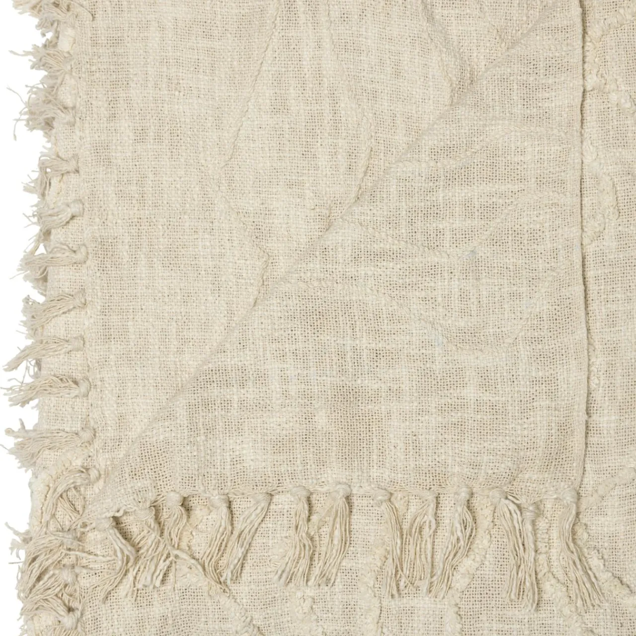 Couvre-Lit Et Édredon|ATMOSPHERA Couvre-lit coton (260 x 240 cm) Daisy Beige