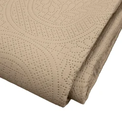 Couvre-Lit Et Édredon|douceur d'intu017drieur Couvre-lit matelassé et deux taies d'oreiller (240 x 260 cm) Romane Beige