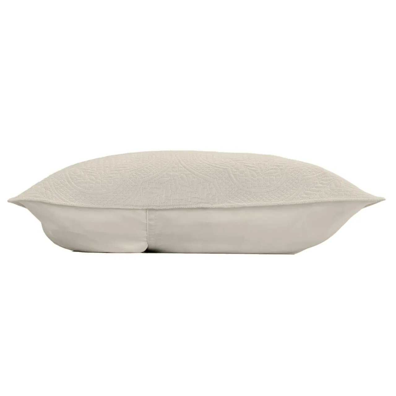 Couvre-Lit Et Édredon|douceur d'intu017drieur Couvre-lit matelassé et deux taies d'oreiller (240 x 260 cm) Romane Beige Ecru