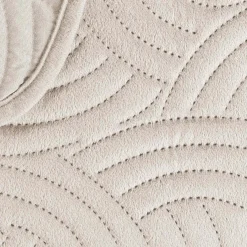 Couvre-Lit Et Édredon|douceur d'intu017drieur Couvre-lit matelassé et deux taies d'oreiller (240 x 260 cm) Solange Ecru