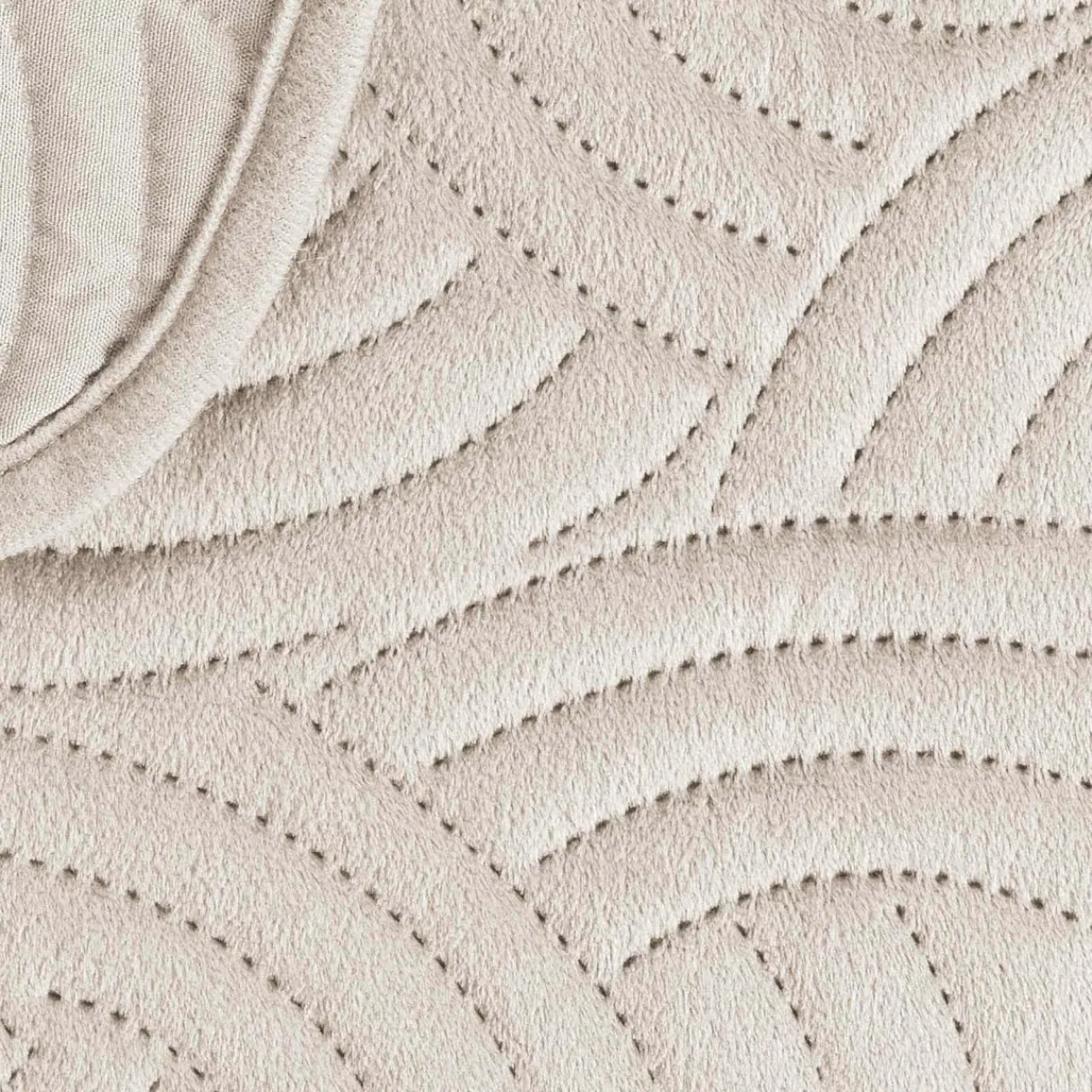 Couvre-Lit Et Édredon|douceur d'intu017drieur Couvre-lit matelassé et deux taies d'oreiller (240 x 260 cm) Solange Ecru