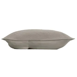Couvre-Lit Et Édredon|douceur d'intu017drieur Couvre-lit matelassé et deux taies d'oreiller (240 x 260 cm) Romane Gris