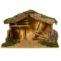Crèche De Noël|KAEMINGK Crèche de Noël vide (Hauteur 35 cm) Sainte-Mélina Naturel