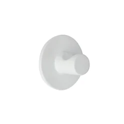 Rangement Salle De Bain|TENDANCE Crochet adhésif 3M (D4 cm) Zinc Blanc