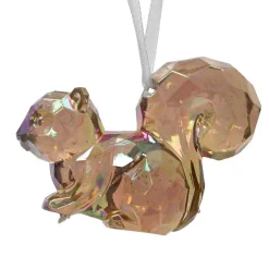 Décoration De Sapin|KAEMINGK Écureuil de Noël à suspendre (H6 cm) Marcel Brun irisé Marron