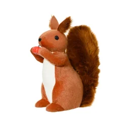 Père Noël, Animaux Et Personnage|KAEMINGK Écureuil de Noël (H40 cm) Gribouille et citrouille Marron