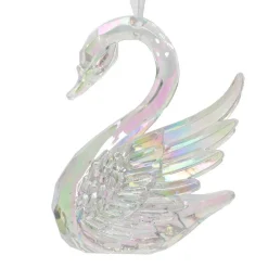 Décoration De Sapin|KAEMINGK Cygne à suspendre (H10 cm) Ice irisé Transparent