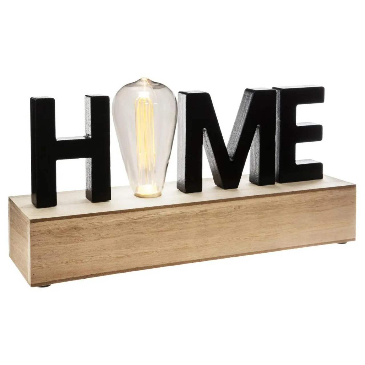 Guirlande Et Déco Lumineuse|ATMOSPHERA Décoration lettres lumineuses LED Home Noir