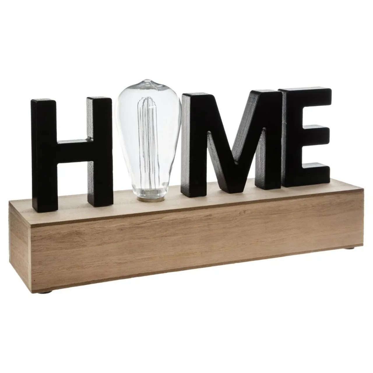 Guirlande Et Déco Lumineuse|ATMOSPHERA Décoration lettres lumineuses LED Home Noir