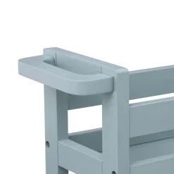 Desserte, Meuble|ATMOSPHERA Desserte à roulettes 3 niveaux (40 x 15 x 75 cm) Colorama arctique Bleu