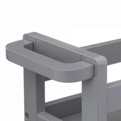 Desserte, Meuble|ATMOSPHERA Desserte à roulettes 3 niveaux (40 x 15 x 75 cm) Colorama e Gris