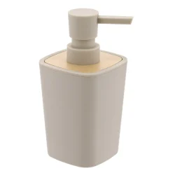 Accessoire Salle De Bain|TENDANCE Distributeur de savon (380 ml) Evy Beige