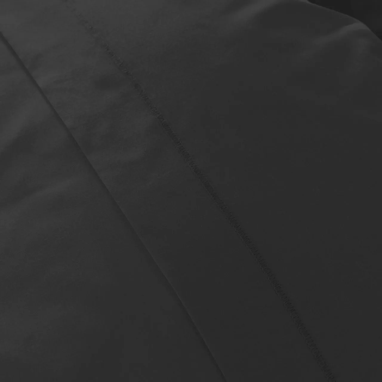 Drap Housse|EMINZA Drap housse percale de coton (90 x 200 cm) Cali Noir