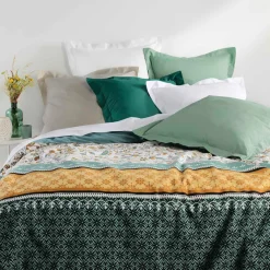 Drap Plat|DOUCEUR D'INTERIEUR Drap plat coton bio (240 x 300 cm) Biolina Taupe