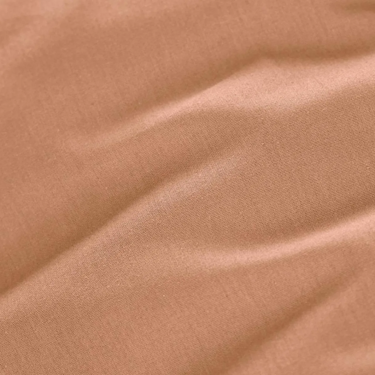 Drap Plat|EMINZA Drap plat percale de coton (270 x 300 cm) Cali Rose Pêche