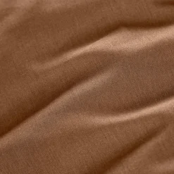 Drap Plat|EMINZA Drap plat percale de coton (180 x 290 cm) Cali Marron Chocolat