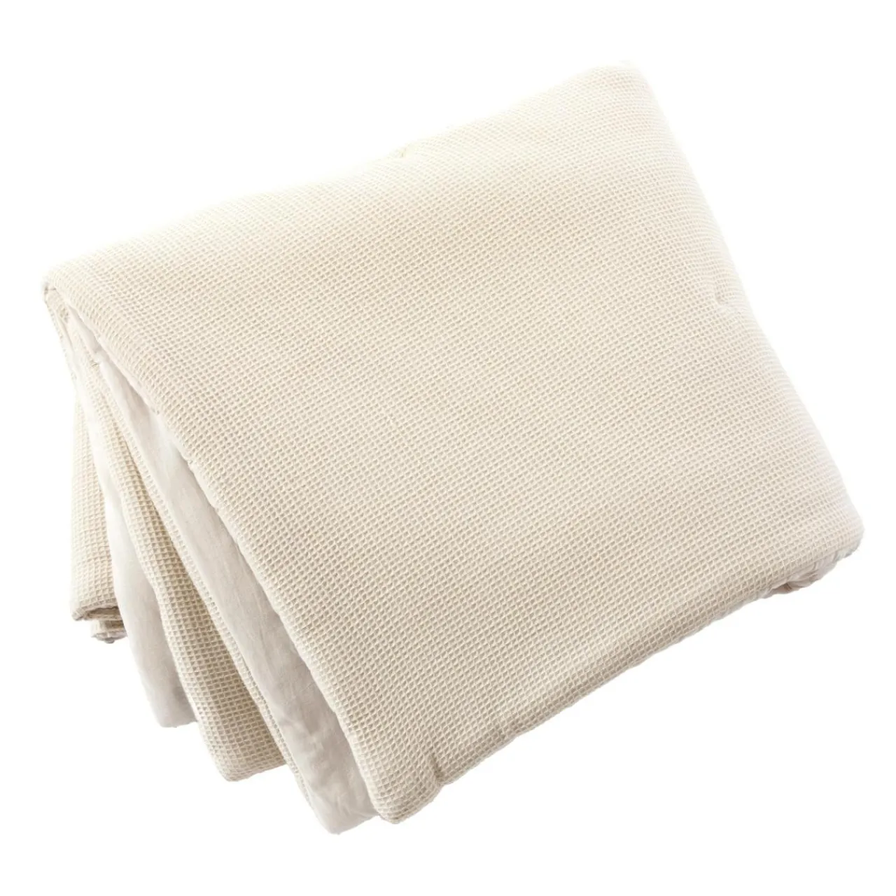 Couvre-Lit Et Édredon|EMINZA Edredon coton nid d'abeille (90 x 220 cm) Eva Beige