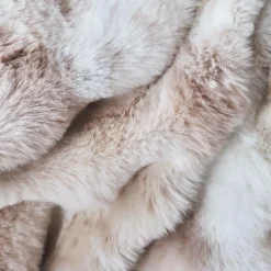 Couvre-Lit Et Édredon|EMINZA Edredon fausse fourrure (90 x 220 cm) Toronto Taupe