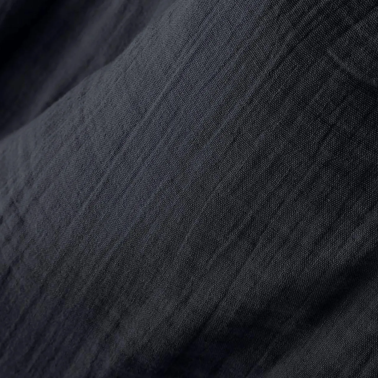 Couvre-Lit Et Édredon|EMINZA Edredon gaze de coton (90 x 200 cm) Gaïa Bleu nuit