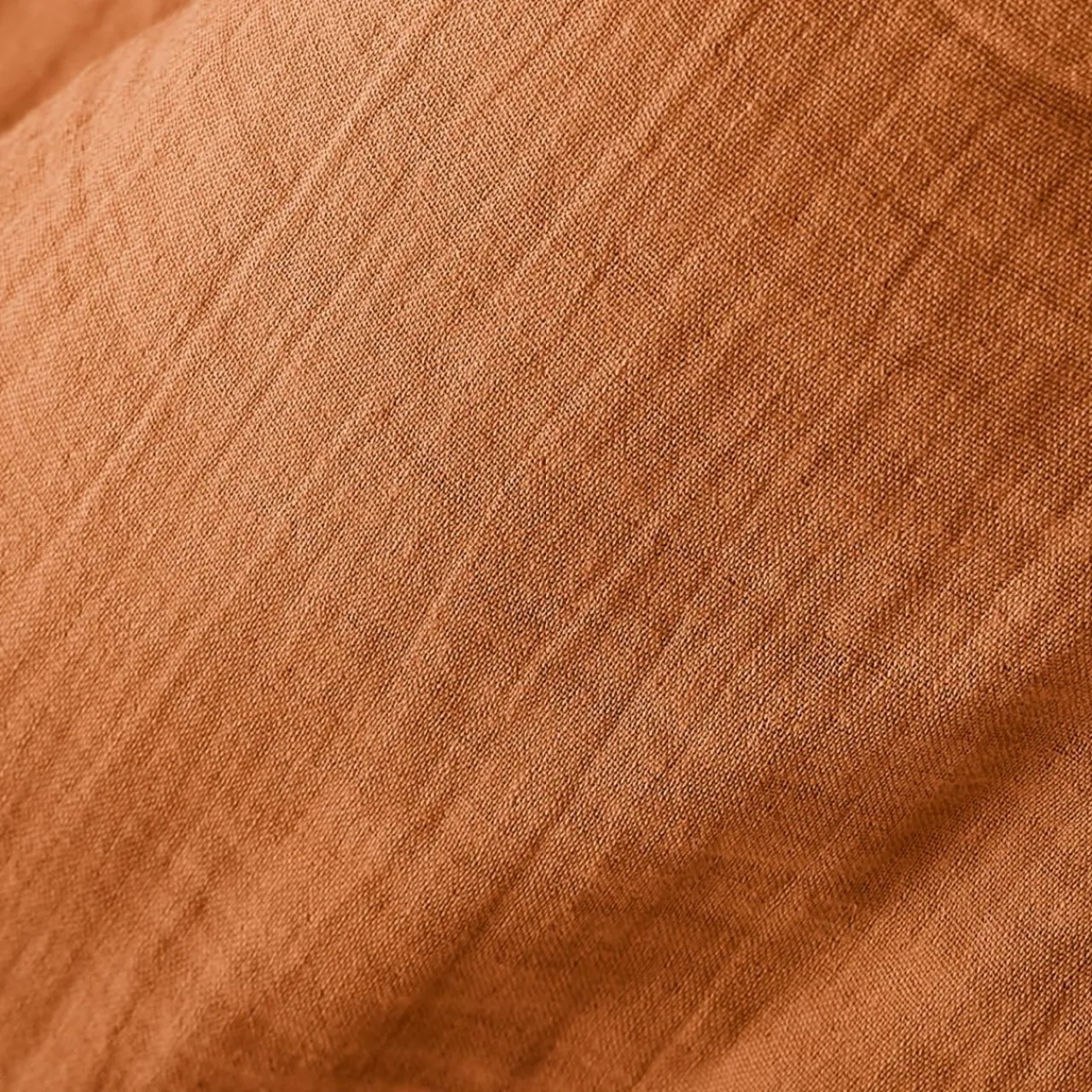 Couvre-Lit Et Édredon|EMINZA Edredon gaze de coton (90 x 200 cm) Gaïa Abricot