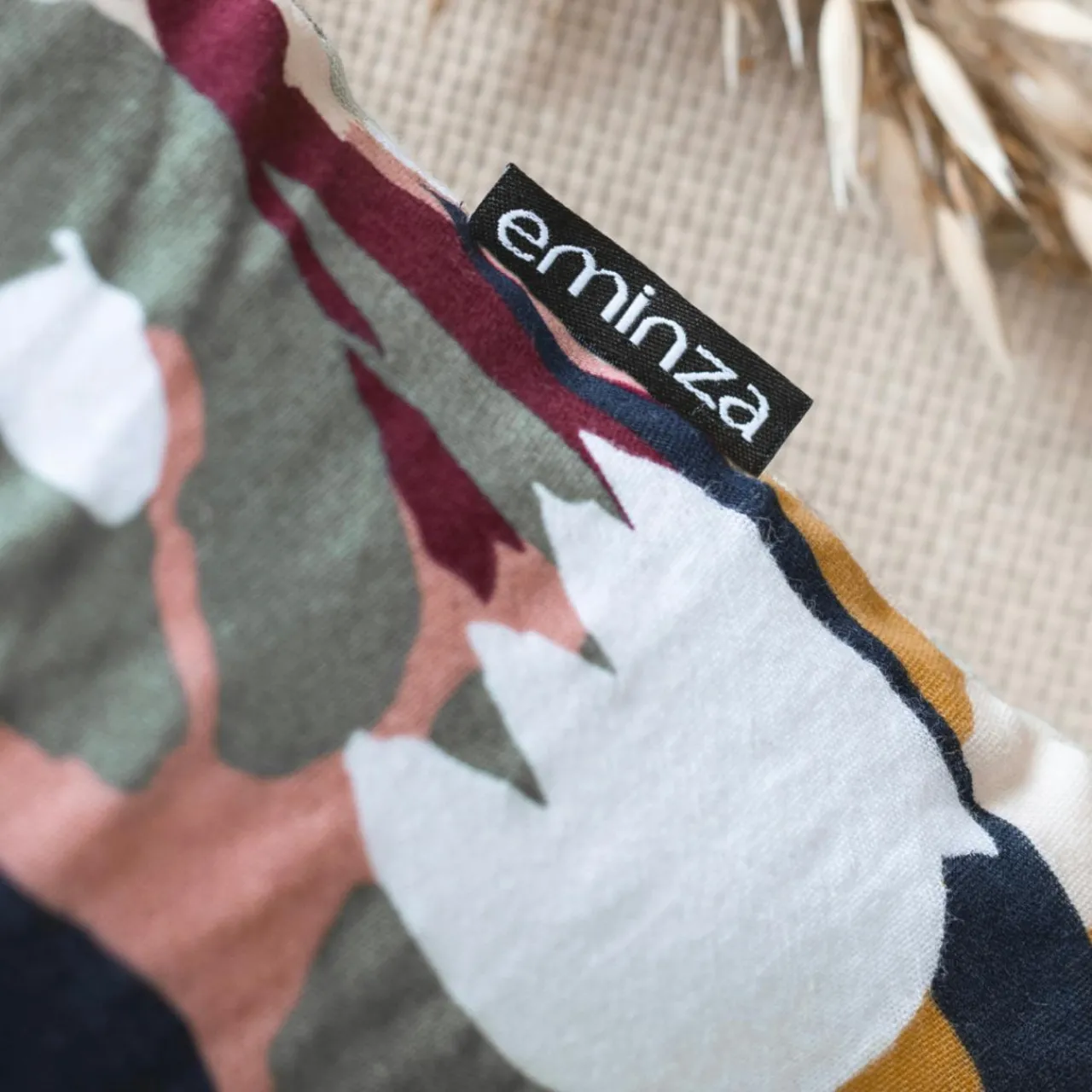 Couvre-Lit Et Édredon|EMINZA Edredon gaze de coton (90 x 200 cm) Azel Multicolore