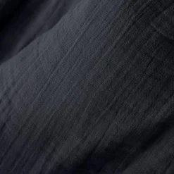 Couvre-Lit Et Édredon|EMINZA Edredon gaze de coton (150 x 150 cm) Gaïa Bleu nuit