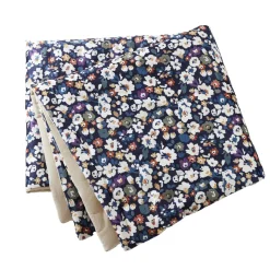 Couvre-Lit Et Édredon|EMINZA Edredon velours (90 x 220 cm) Dolores Bleu