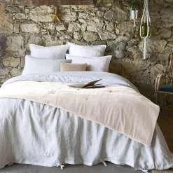 Couvre-Lit Et Édredon|EMINZA Edredon velours de coton (90 x 200 cm) Victor pampa Beige