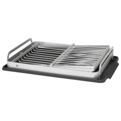 Egouttoir, Planche À Découper|5 Five Simply Smart Egouttoir de cuisine pliant en aluminium (44 x 31 cm) Splash Gris