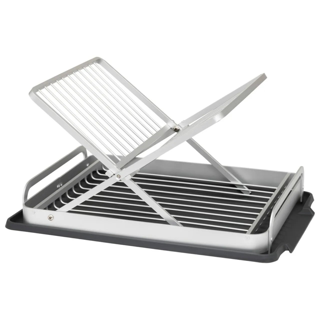 Egouttoir, Planche À Découper|5 Five Simply Smart Egouttoir de cuisine pliant en aluminium (44 x 31 cm) Splash Gris