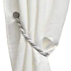 Embrasse, Pince Et Anneaux|LUANCE Embrasse rideau aimantée Savoia e Gris