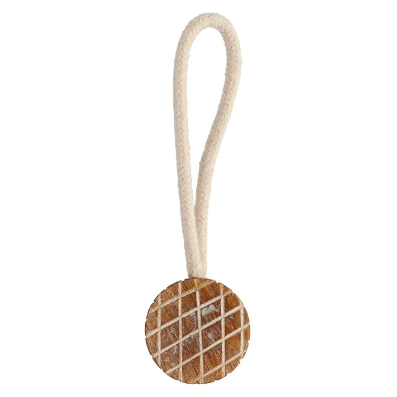 Embrasse, Pince Et Anneaux|LUANCE Embrasse rideau bois Africa Beige