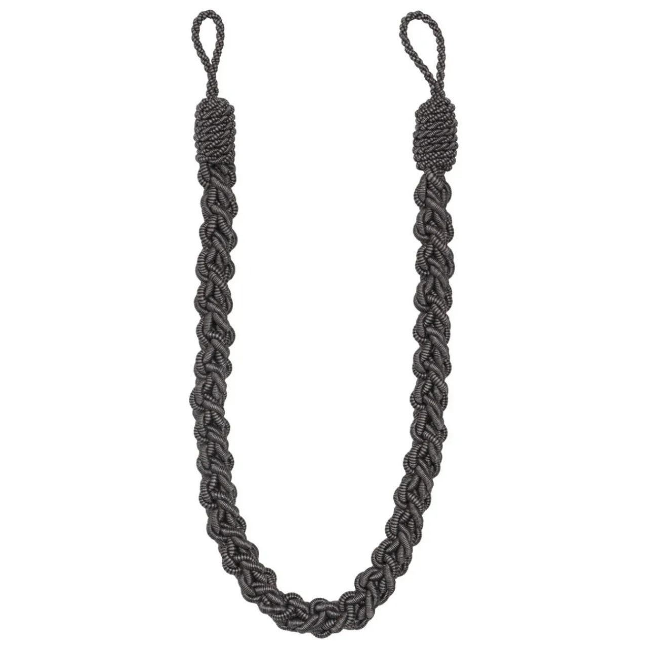 Embrasse, Pince Et Anneaux|LUANCE Embrasse rideau corde (74 cm) Jonas e Gris