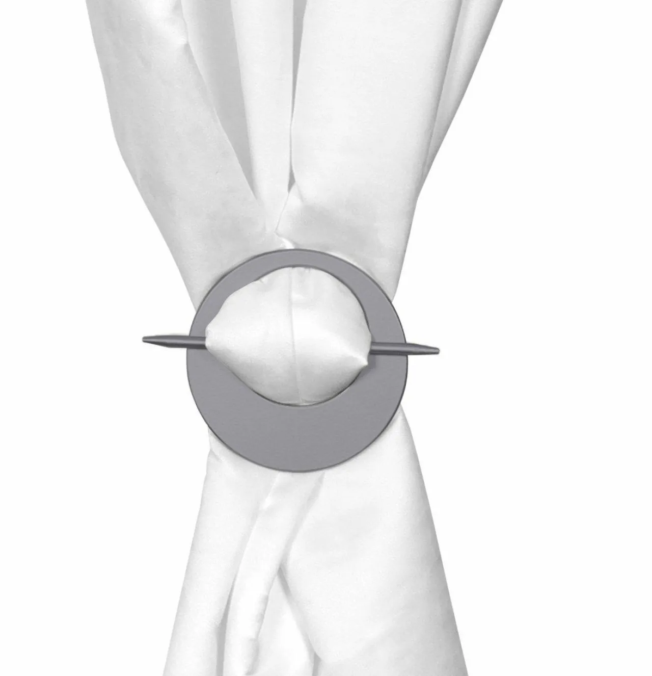 Embrasse, Pince Et Anneaux|LUANCE Embrasse rideau Mirza e Gris