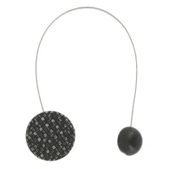 Embrasse, Pince Et Anneaux|LUANCE Embrasse rideau Newport Noire Argent