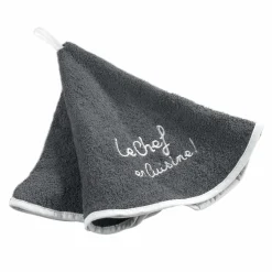 Accessoire Cuisine|DOUCEUR D'INTERIEUR Essuie-main (60 cm) Cuistot Anthracite Gris foncé