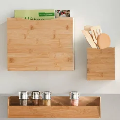 Rangement Et Organisateur|ATMOSPHERA Etagère à épices aimantée (44 x 9 cm) Siao Naturel