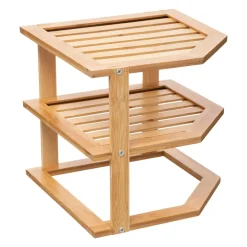 Rangement Et Organisateur|ATMOSPHERA Etagère d'angle (H103 cm) Bambou Naturel
