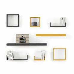 Etagère, Meuble Modulable|ATMOSPHERA Etagère murale en bois (23,5 cm) Fixy he Blanc