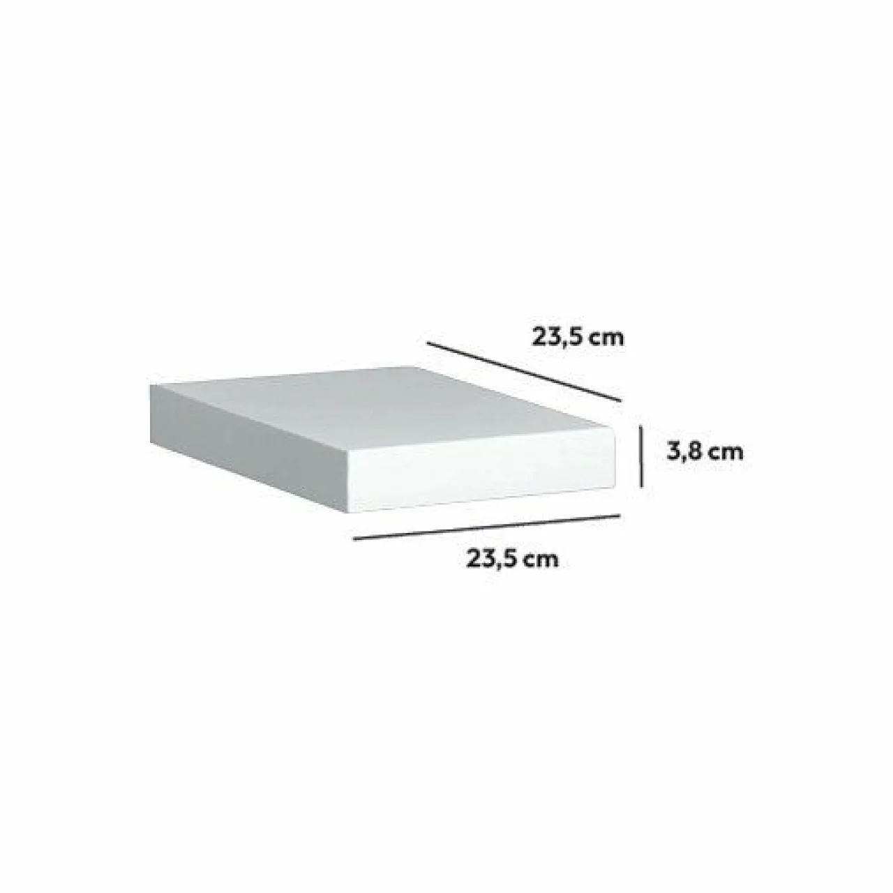 Etagère, Meuble Modulable|ATMOSPHERA Etagère murale en bois (23,5 cm) Fixy he Blanc