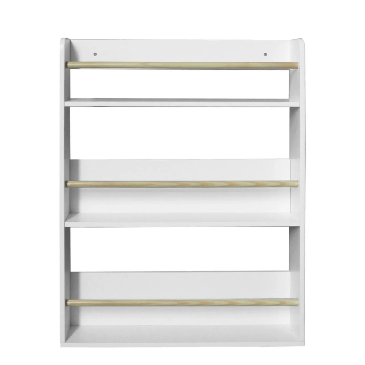 Petit Meuble Enfant|EMINZA Etagère murale enfant bois 3 niveaux (H80 cm) Zoa he Blanc