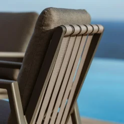 Chaise De Jardin|MOBELLIA Fauteuil de jardin aluminium Long Beach Gris Anthracite