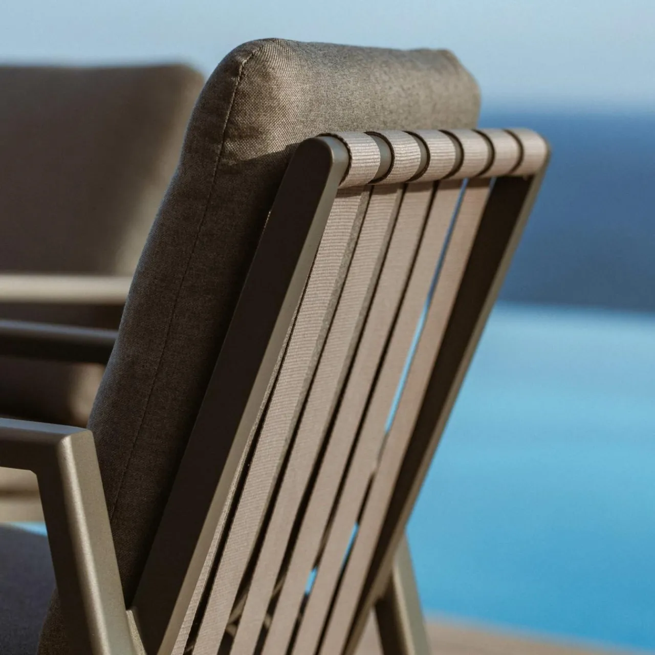 Chaise De Jardin|MOBELLIA Fauteuil de jardin aluminium Long Beach Gris Anthracite