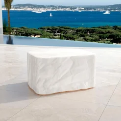 Chaise De Jardin|MOBELLIA Fauteuil de jardin en bois teck Java Ecru