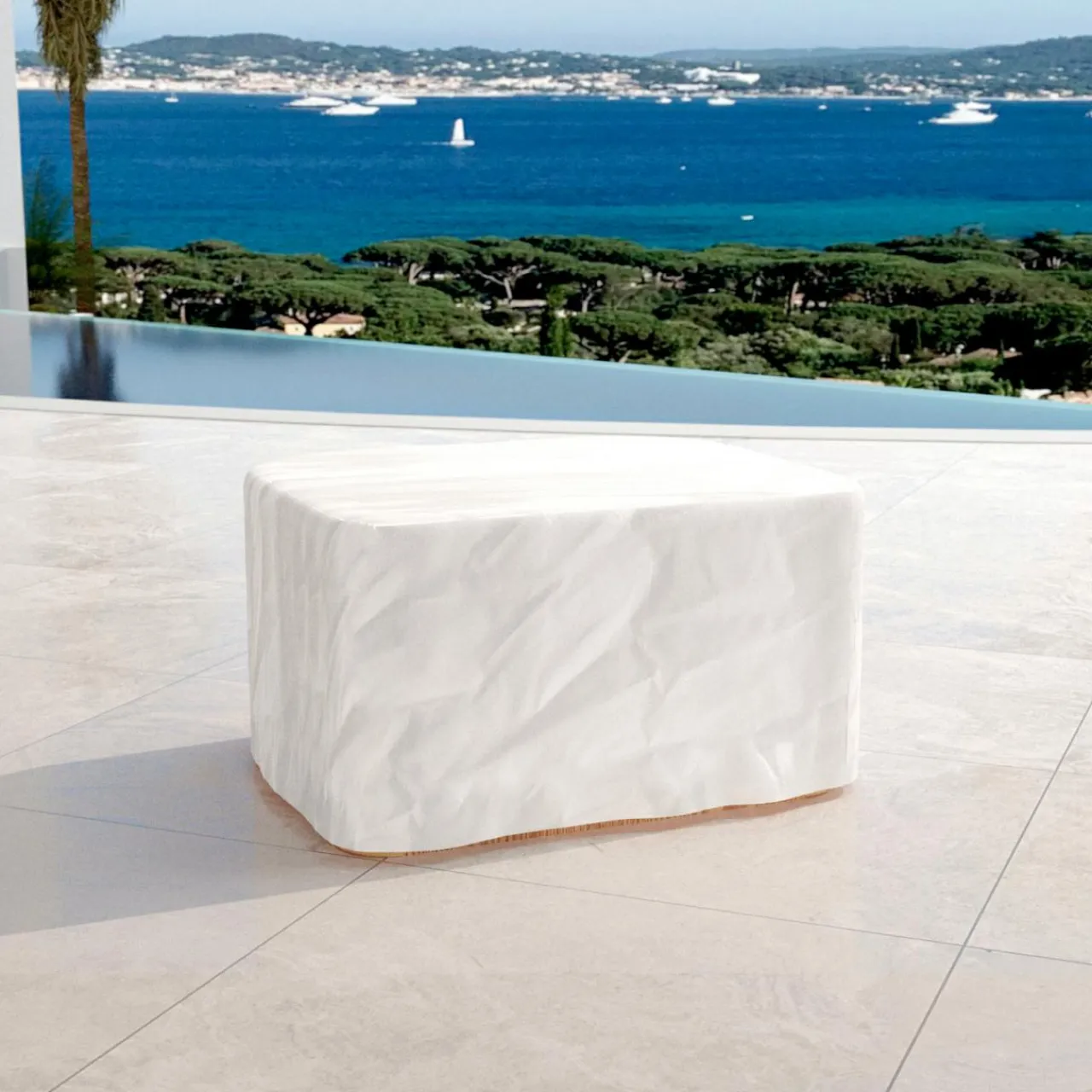 Chaise De Jardin|MOBELLIA Fauteuil de jardin en bois teck Java Ecru