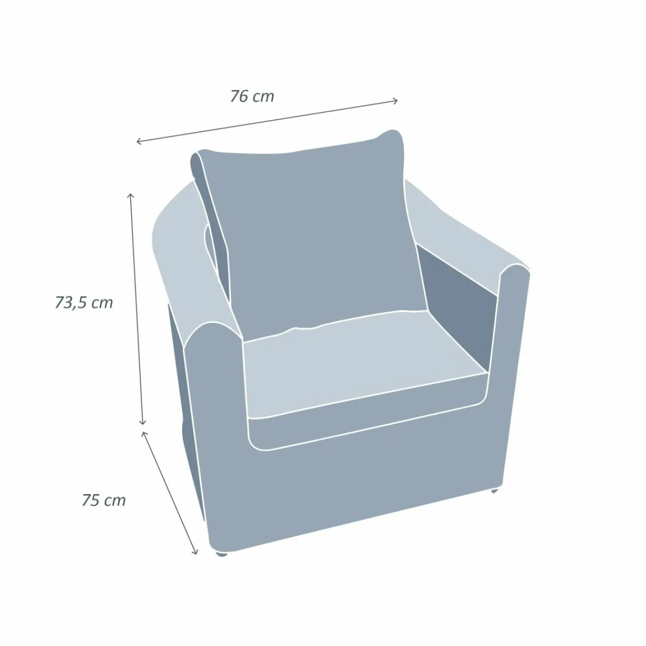 Fauteuil Détente|Canapé, Fauteuil Et Table Basse|MOBELLIA Fauteuil de jardin en résine tressée Calvi Gris et gris foncé Tressé Gris - Anthracite