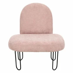 Petit Meuble Enfant|OSTARIA Fauteuil enfant velours (H50 cm) Augustin Rose