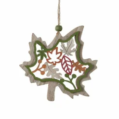 Décoration De Sapin|KAEMINGK Feuille à suspendre (H12 cm) Erable Multicolore
