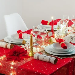 Décoration De Sapin|KAEMINGK Fleur décorative sur pince (D24 cm) Bella Rouge