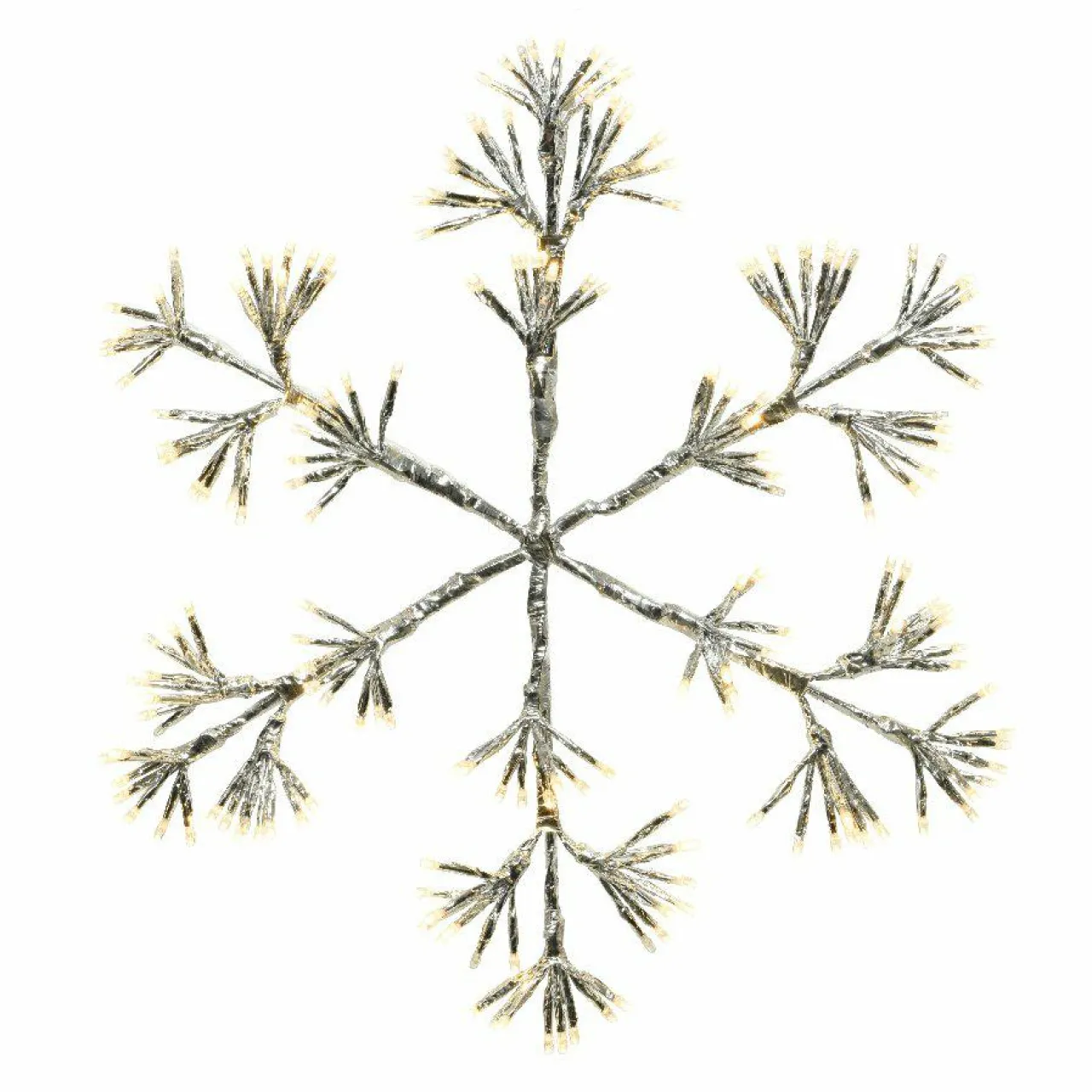Déco Et Objet De Noël|Déco Et Objet Lumineux|KAEMINGK Flocon de Noël lumineux 192 LED (H48 cm) Flash Blanc chaud